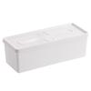 Caixa de armazenamento de mesa para papel toalha com tampa cruzada estilo japonês caixa de armazenamento de sacola plástica caixa de armazenamento de papel toalha caixa organizadora de máscaras para escritório