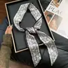 Pañuelo de Seda Flor de Anacardo, Bufanda Nueva para Cuello, Pañuelo para la Cabeza, Cinta para el Cabello, Cinta para Bolso, Combinado con Jeans, Cinturón en Capas