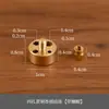 Suporte de Incenso de Lótus de Camada Dupla, Suporte de Incenso Estilo Antigo, Queimador de Incenso de Sândalo Multi-Furo para Cerimônia do Chá, Suporte de Incenso Três Tesouros, Queimador de Incenso Budista, Cerimônia de Incenso