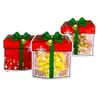 Bolsa de Regalo Navideño Bolsita para Snacks de Nochebuena Galletas de Copo de Nieve Galletas Dulces Bolsa con Cierre Hermético Bolsa de Regalo Creativa