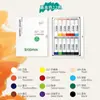 Palitos de Acuarela DankeLin para Arte Infantil y Graffiti, Palitos Coloridos Solubles en Agua en 12/18/24 Colores, Palitos de Acuarela Sólida Transfronterizos