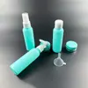 Suministros del Fabricante Set de Botellas de Viaje Siete Piezas Portátil Loción Cosméticos Presión Botella de Spray de Plástico Mayoreo