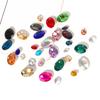 Huevo de Paloma de Diamantes de Imitación Ovalado Puchai Vidrio de Cristal Diamante DIY Arte de Uñas Zapatos con Diamantes Bolsos Accesorios para el Cabello Accesorios de Ropa Mayoreo