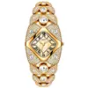 Relógio Feminino de Quartzo Cravejado com Diamantes DirectRhinestone