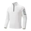Nueva sudadera de otoño/invierno para pareja, con media cremallera y cuello alto: moderno, a la moda, casual, deportivo e impermeable, disponible en estilos unisex