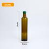Botella de Vidrio para Aceite de Oliva de Fondo Redondo de 500 ml al por Mayor en el Lugar Botella de Vidrio para Aceite de Cocina Botella de Vidrio para Aceite de Camelia Aceite Comestible