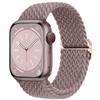 Nuevo Modelo Adecuado para Correa de Apple Watch Apple Iwatch11 Versión Arcoíris Correa Tejida Correa de Nailon Ajustable
