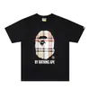 Camiseta de Verano Nueva de Manga Corta, Marca Auténtica de Tendencia, Tejido Pe de 230g, Resistente, Estilo Pareja, Corte Holgado, para Hombres y Mujeres
