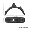Fender Trasero 4Lite 2ª Generación Estándar Alemán con Placa de Matrícula Patinete Eléctrico Funda Impermeable Accesorios