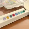 Aretes para Hélice de Acero de Titanio 316L Brillantes Corte Rosa Geométricos Irregulares Que No Necesitan Quitarse al Dormir para el Cuidado del Agujero de la Oreja