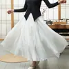 Falda de Columpio Grande Estilo Hada Super Algodón y Lino para Mujer Primavera y Verano Vintage Artística de Lino Cintura Alta Irregular Vestido Guofeng