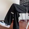 Nuevos pantalones casuales para hombre 2026, pantalones rectos de moda para otoño e invierno, pantalones deportivos de corte holgado, pantalones de pierna ancha de punto gofrado a la moda