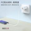 Hongguo No. Cargador portátil con 2 cabezales de carga de 2,1 A para teléfonos móviles Android y Apple.