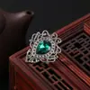 Transfronterizo Nuevo Más Vendido Temperamento Broche para Hombres y Mujeres Moda Hebilla de Toalla de Seda de Vidrio Pin de Abrigo de Cristal Pin de Solapa