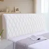 Capa de Cabeceira Abrangente Acolchoada de Madeira Almofada de Cama Bolsa Macia Capa Traseira Matelassada Tecido Capa Protetora Universal à Prova de Poeira