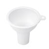 [Estoque de fábrica] Funil de silicone para cozinha despejar óleo embalar leite em pó grãos boca pequena boca larga grande diâmetro funil de óleo