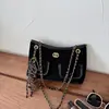 Nueva Bolsa Retro Transparente Europea Americana Estilo Chanel con Cadena para Viajes Diarios de Alta Calidad Gran Capacidad Bolso Cruzado de Hombro Único para Mujer