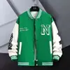 Terno de beisebol nacional primavera e outono, casaco masculino, solto, marca Tide, jaqueta de estudante, top, roupas de casal para meninos, tudo combinando