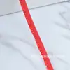 0,6cm em Estoque Colorido Plissado Babado Elástico de Lado Único para Roupa Íntima, Tecido para Roupas de Boneca DIY Feito à Mão, Renda de Borda Alface