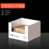 Conjunto de cinco peças de caixa de armazenamento de aço inoxidável para chá Xi, caixa de talheres, caixa de canudos, caixa de colheres para sorvete de loja de milk tea, caixa de lenços, caixa de tampa de copo