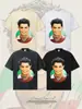 Camiseta de Manga Corta Unisex 2026 Transfronteriza Cristiano Ronaldo Estampado Digital Directo Copo de Nieve Resistente Hombro Caído Corte Holgado para Pareja