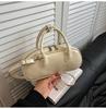 Moda Coreana Primavera 2025 Bolsa de Mão Boston Nova Bolsa Transversal Versátil de Alta Qualidade Bolsa Baguete de Ombro para Mulheres