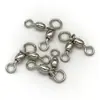 Conector de Argola Giratória de Cobre, Argola Dupla, Conjunto de Linha para Pesca em Mar, Anzol de Linha, Pequenos Acessórios para Pesca, Acessórios para Pesca em Mar, Anti-emaranhamento
