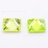Zircón de Fábrica al por Mayor 7A Cuadrado Ángulo Recto 17# Verde Manzana 18# Verde Manzana Oscuro 3*3-12*12mm