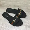 Juego Completo de Empaque para Exportación: Pantuflas de Tacón Grueso Marca G para Uso en Exteriores, Sandalias de Moda para Mujer con Estampado de Doble Letra, Tacón Alto, Versión de Alta Gama