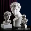 Estilo Nórdico Ins Adornos Xiaowei Geometría Resina Yeso Estatua Decoración Pasado Giuliano Medici