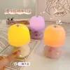 Nova luz noturna redonda fofa mini simples pequena lâmpada de mesa ornamentos estudante casa lâmpada de estudo iluminação de mesa