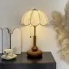 Lámpara de Mesa Minimalista de Madera Maciza Estilo Chino Nuevo, Lámpara de Mesita de Noche para Dormitorio, Lámpara de Escritorio Acogedora para el Hogar, Ambiente Vintage, Lámpara Regulable para Alojamiento