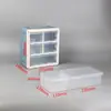Caja de Elementos de Cajón de Escritorio de Plástico Japonés Caja de Almacenamiento Tipo Bloque de Construcción Estante para Materiales de Componentes Electrónicos Gabinete con Herramienta para Clasificar Tornillos