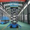 Plataforma elevadora de tijera móvil vehículo de trabajo aéreo 4-18 m carga 1-2 toneladas elevación vertical hidráulica