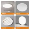 Luminaria LED de techo tri-proof de espectro completo para dormitorio, luz principal para estudio, iluminación moderna minimalista para pasillo, balcón, modelo nuevo 2026