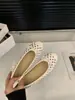 Sapatos Femininos Rasos Estilo Francês Inspirados em Chanel para o Verão, Adequados para Combinar com Vestidos, Apresentando um Laço e Bolinhas Pretas, Sapatos de Salto Baixo Estilo Balé para a Noite