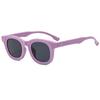 Gafas de Sol Verdes para Mujer Verano Gama Alta Cara Pequeña Famosas de Internet Anti-UV 2024 Nuevas Gafas de Sol Color Y2K
