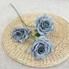 Huaxigou 2025 Primavera y Verano Nuevos Productos Azul Neblina Serie de Alta Calidad Boda Boda Flores Artificiales Mayoreo