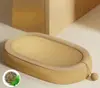Tigela de Sisal Arranhador para Gatos, Placa Arranhadora Extra Grande em Formato de Pata de Gato, Casa para Gatos Estilo Tigela, Superfície de Arranhar Durável, Resistente a Arranhões, Não Abrasiva.