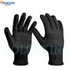 Guantes de transferencia de calor antideslizantes y antiescaldaduras para altas temperaturas, guantes antideslizantes de alta elasticidad, guantes negros con aislamiento térmico transpirables por sublimación.