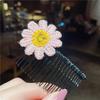 Novo Pente de Cabelo Infantil Adorno de Cabeça para Menina Não Machuca a Testa da Menininha Pente de Cabelo de Princesa Flor de Cabelo Cartoon Acessórios de Cabelo