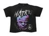 Camiseta de Hombre Blutosatire-Billdog Algodón Puro Oversize Estampado Personalizado Manga Corta Cuello Redondo Largo