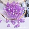 Orquídea trompeta flor colorida AB diy hecho a mano material de cuentas carillón de viento flor horquilla con cuentas accesorios de joyería pétalos