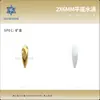 Venda Quente 2*6mm Gota d'Água Fundo Plano Nail Art Brilhante Pedraria Cristal Vidro Acessórios de Nail Art Decorações de Unha Usáveis Atacado