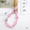 Cuentas como Joyería Nuevo Colgante de Cuenta de Madera Frutal Accesorios para Joyería DIY Corazón de Madera Hebilla de Puerta con Cuentas Hecha a Mano
