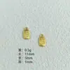 Yiwu accesorios de arena dorada galvanoplastia sellado esmalte color oro imitación tienda oro pequeño gordo Fu pulsera Joker colgante joyería diy al por mayor