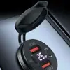 Puerto de carga USB para coche y motocicleta Modificación de encendedor de cigarrillos Cargador de coche invisible Carga súper rápida