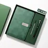 Caderno A5 Personalizável Grátis com Logo Imprimível Bloco de Notas de Escritório para Negócios Ata de Reunião Corporativa Conjunto em Caixa de Presente