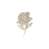 Broche de Rosa de Luxo de Alta Qualidade, Versátil e Único, Evita Exposição em Ternos, Alfinete de Segurança Fixo, Atacado
