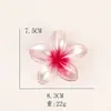 Grampo de cabelo de flor de ovo gradiente grande tubarão grampo de cabelo estilo de férias à beira-mar grampo de cabelo elegante atmosfera grampo de cabelo